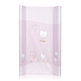Hard Diaper Changing Mat Short 50x70 cm / Pink